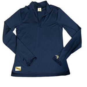 Tracksmith session half zip long sleeve. Size S